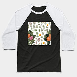 Chromatic Botanic Abstraction #53 Baseball T-Shirt